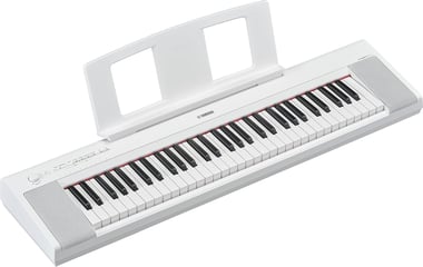 Yamaha 61 Keys Portable Keyboard,Beginner,All Ages,White