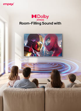 Impex 65" Smart Tv,4k Qled,120 Hz (Dlg),Black,65s4qlc2r120
