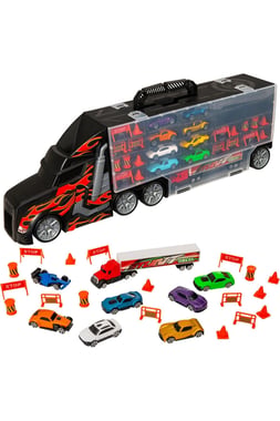Teamsterz Vehicle & Track Set Truck,3 Years And Above,Multicolor