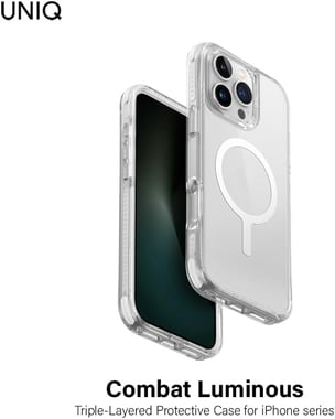 يونيك iPhone 16,غطاء خلفي للهاتف الذكي,ابيض