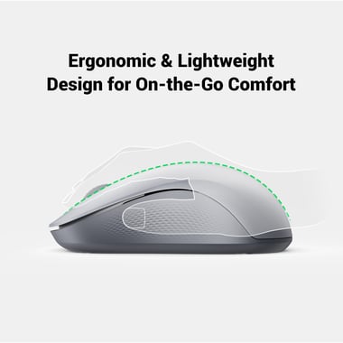 Ugreen 65772 Mouse,Optical,4000 Dpi (1000/1600/2000/4000),Grey
