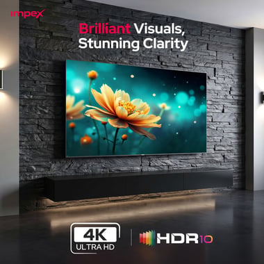 Impex 100" Smart Tv,4k Qled,144 Hz,Black,100qlc2r120