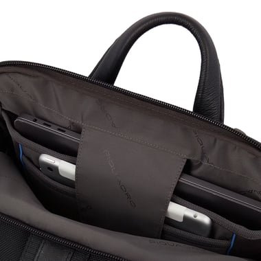 Piquadro Casual Backpack (17"),For 15.6" (Device),Unisex,Black