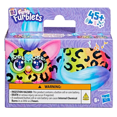 Furby Clip-On Plush Toy ,6 Years And Above,Multicolor