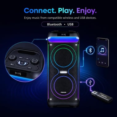 Nikai Wireless Pa System,As Per Usage,Black