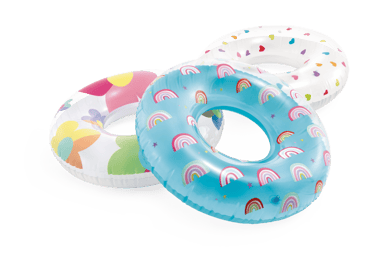 Intex Pool Float Ring 3 Years And Above,Multicolor