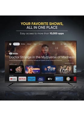 Nikai 50" Smart Tv,4k Qled,60 Hz,Black,Nik50meu4qled