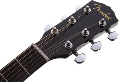فيندر جيتار صوتي مبتدىء, لليد اليمنى,6 Strings, للبالغين,أسود