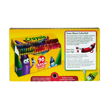 Crayola Wax Crayon,Assorted Color,96