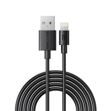 Ravpower Rp-Cb1014 Ravpower Rp-Cb1014 1m Usba-Lightning Cable Black (C89 Lightning Head) Sync & Charge Cable,1 Cm,Black