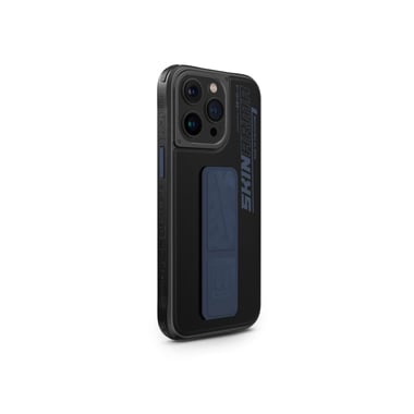 Skinarma Iphone 15 Pro Back Cover Mobile Case With Stand,Blue