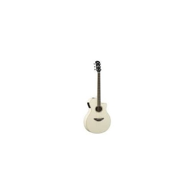 ياماها جيتار صوتي كهربائي مبتدىء, لليد اليمنى,6 Strings, للبالغين,ابيض