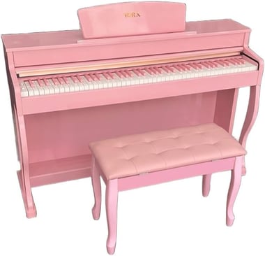 Yorx 88 Keys Digital Piano,Beginner,All Ages,Pink