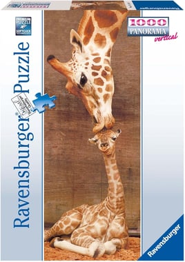 رافنسبورغر RVN151158,The First Kiss / Giraffes,ألغاز تركيب جيغسو,1000,انجليزي,سنة فما فوق 12