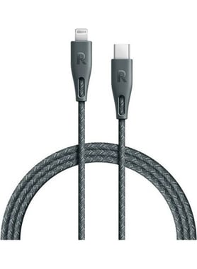 Ravpower Rp-Cb1018 Ravpower Rp-Cb1018 Type-C To Lightning Cable 2m Nylon Gray Sync & Charge Cable,2 Cm,Grey