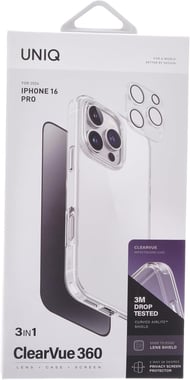 يونيك iPhone 16 Pro,غطاء خلفي للهاتف الذكي,شفاف