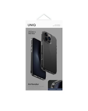 Uniq Iphone 16 Pro Max Bumper Case,Clear/Grey