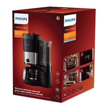 Philips Drip Coffee Machine,1.25 L,Black