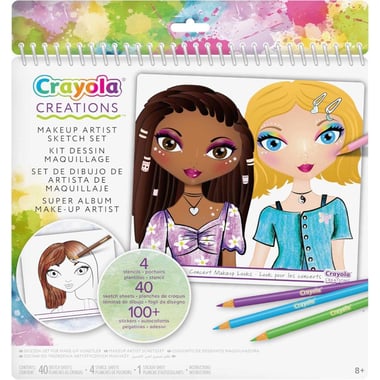 Crayola Creations Unisex Crayola Cosmetics & Fashion Activity Set,8 Years And Above