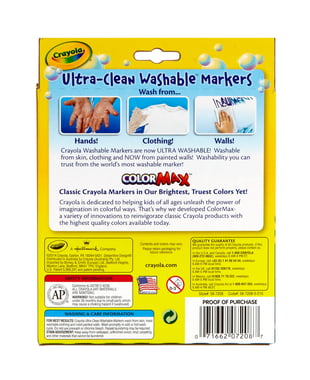 Crayola Color Marker (Washable),Assorted Color