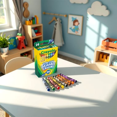 Crayola Wax Crayon,Assorted Color,24