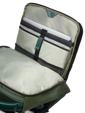 Piquadro Laptop Backpack (18"),For 13"/15.6" (Device),Unisex,Green