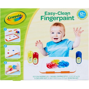 Crayola Finger Paint,Assorted Color