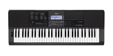 Casio 61 Keys Portable Keyboard,Intermediate,All Ages,Black