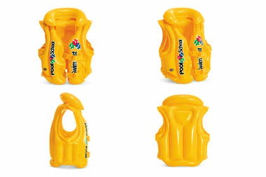 Intex Swim Vest 3 Years And Above,Yellow