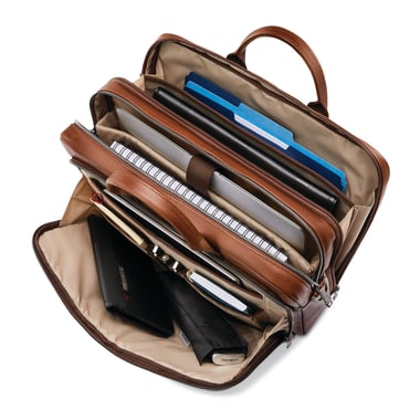 Samsonite Laptop Briefcase Unisex,For 15.6" (Device),Brown