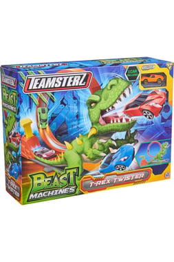 Teamsterz Vehicle & Track Set Car,3 Years And Above,Multicolor