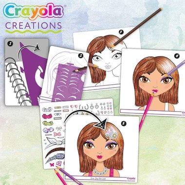 Crayola Creations Unisex Crayola Cosmetics & Fashion Activity Set,8 Years And Above