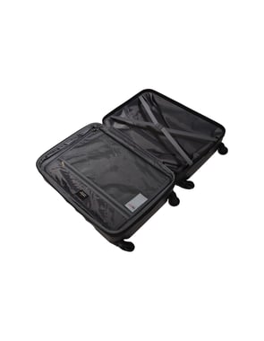 Track Luggage Set Of 4 (12"/20"/24"/28"),4 Pieces,Black