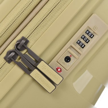 ماجلان قطع 4 طقم حقائب سفر من (14 بوصة / 24 بوصة / 20 بوصة /28 بوصة),قطع 4,أصفر