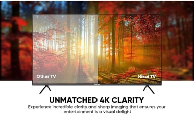 نيكاي 50 بوصة تلفزيون ذكي,UHD ليد,60 Hz,اسود,UHD50SLED