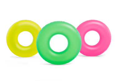 Intex Pool Float Ring 3 Years And Above,Multicolor