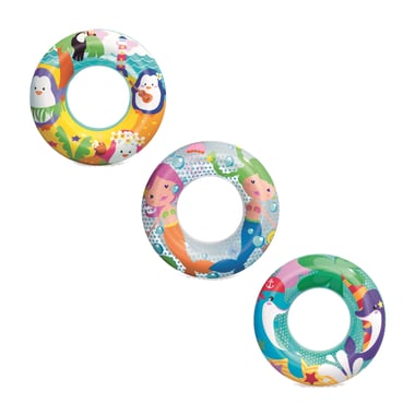Bestway Pool Float Ring 3 Years And Above,Multicolor