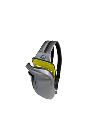 Piquadro Cross Body Bag Silver,Unisex