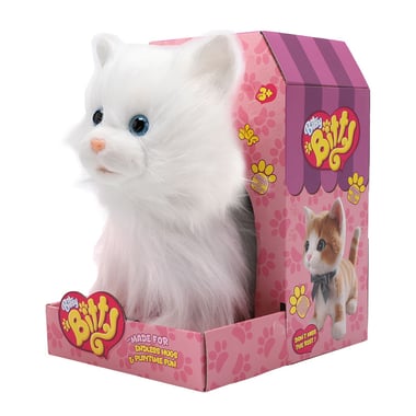 Bitsy Bitty Interactive Plush Toy ,3 Years And Above,White