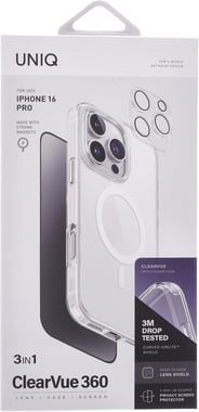 يونيك iPhone 16 Pro,غطاء خلفي للهاتف الذكي,شفاف
