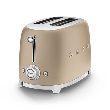 Smeg 2-Slice Toaster,950 W,Gold