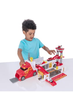 Teamsterz Vehicle & Track Set Fire Truck,3 Years And Above,Multicolor