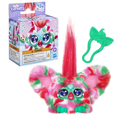 Furby Clip-On Plush Toy ,6 Years And Above,Multicolor