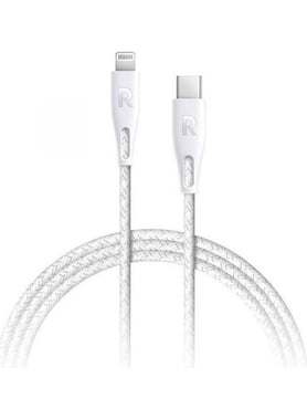 Ravpower Rp-Cb1018 Ravpower Rp-Cb1018 Type-C To Lightning Cable 2m Nylon White Sync & Charge Cable,2 Cm,White