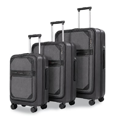 Magellan Luggage Set Of 3 (20"/24"/28"),3 Pieces,Grey