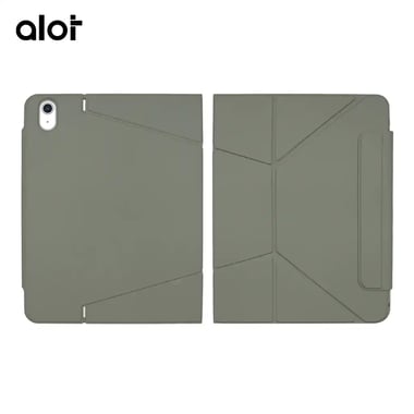ألوت iPad Air 10.9 حافظة كمبيوتر لوحي بغطاء خلفي,رمادي