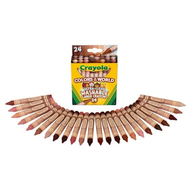 Crayola Wax Crayon,Assorted Color,24
