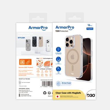 Armorpro Iphone 16 Pro Back Cover Mobile Case With Magsafe,Clear