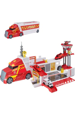 Teamsterz Vehicle & Track Set Fire Truck,3 Years And Above,Multicolor
