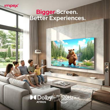 Impex 100" Smart Tv,4k Qled,144 Hz,Black,100qlc2r120